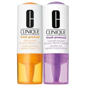Sealed Clinique Fresh Pressed Daily & Overnight Boosters